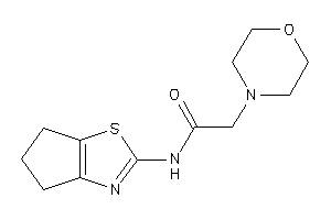 N-(5,6-dihydro-4H-cyclopenta[d]thiazol-2-yl)-2-morpholino-acetamide
