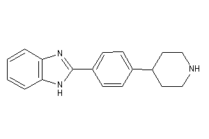 2-[4-(4-piperidyl)phenyl]-1H-benzimidazole