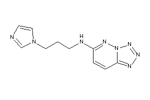 3-imidazol-1-ylpropyl(tetrazolo[5,1-f]pyridazin-6-yl)amine