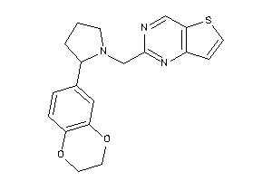 Image of 2-[[2-(2,3-dihydro-1,4-benzodioxin-6-yl)pyrrolidino]methyl]thieno[3,2-d]pyrimidine