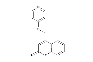 4-[(4-pyridylthio)methyl]coumarin