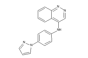 Cinnolin-4-yl-(4-pyrazol-1-ylphenyl)amine