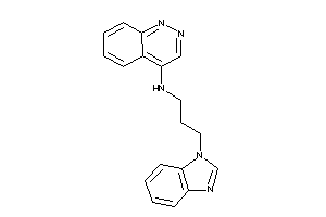 3-(benzimidazol-1-yl)propyl-cinnolin-4-yl-amine