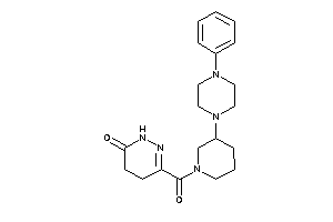 3-[3-(4-phenylpiperazino)piperidine-1-carbonyl]-4,5-dihydro-1H-pyridazin-6-one