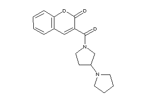 Image of 3-(3-pyrrolidinopyrrolidine-1-carbonyl)coumarin