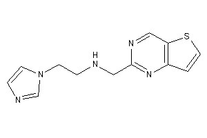 2-imidazol-1-ylethyl(thieno[3,2-d]pyrimidin-2-ylmethyl)amine