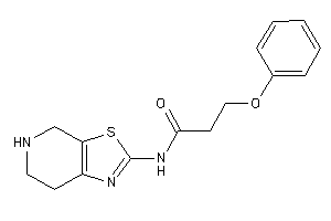 Image of 3-phenoxy-N-(4,5,6,7-tetrahydrothiazolo[5,4-c]pyridin-2-yl)propionamide