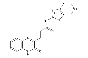 3-(3-keto-4H-quinoxalin-2-yl)-N-(4,5,6,7-tetrahydrothiazolo[5,4-c]pyridin-2-yl)propionamide