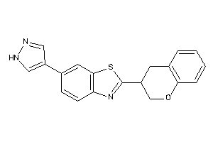 2-chroman-3-yl-6-(1H-pyrazol-4-yl)-1,3-benzothiazole