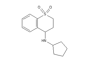 Image of Cyclopentyl-(1,1-diketo-3,4-dihydro-2H-thiochromen-4-yl)amine