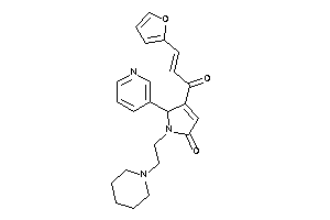 4-[3-(2-furyl)acryloyl]-1-(2-piperidinoethyl)-5-(3-pyridyl)-3-pyrrolin-2-one