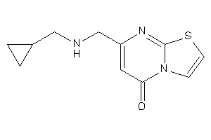 7-[(cyclopropylmethylamino)methyl]thiazolo[3,2-a]pyrimidin-5-one