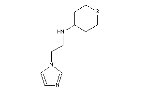 2-imidazol-1-ylethyl(tetrahydrothiopyran-4-yl)amine