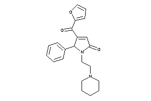 4-(2-furoyl)-5-phenyl-1-(2-piperidinoethyl)-3-pyrrolin-2-one