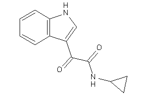 N-cyclopropyl-2-(1H-indol-3-yl)-2-keto-acetamide