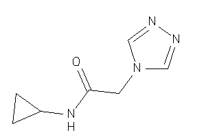 Image of N-cyclopropyl-2-(1,2,4-triazol-4-yl)acetamide
