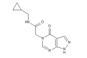 N-(cyclopropylmethyl)-2-(4-keto-1H-pyrazolo[3,4-d]pyrimidin-5-yl)acetamide