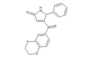 4-(2,3-dihydro-1,4-benzodioxine-6-carbonyl)-5-phenyl-3-pyrrolin-2-one