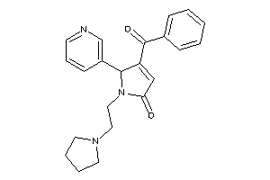 4-benzoyl-5-(3-pyridyl)-1-(2-pyrrolidinoethyl)-3-pyrrolin-2-one