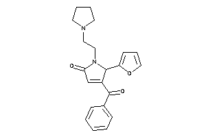 4-benzoyl-5-(2-furyl)-1-(2-pyrrolidinoethyl)-3-pyrrolin-2-one