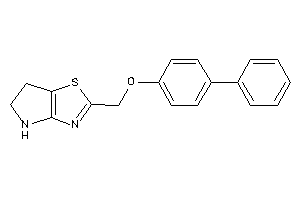 2-[(4-phenylphenoxy)methyl]-5,6-dihydro-4H-pyrrolo[2,3-d]thiazole