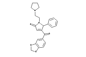 5-phenyl-4-piperonyloyl-1-(2-pyrrolidinoethyl)-3-pyrrolin-2-one
