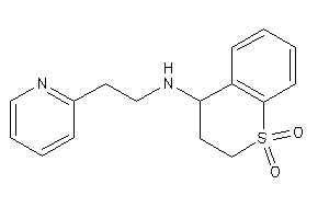 Image of (1,1-diketo-3,4-dihydro-2H-thiochromen-4-yl)-[2-(2-pyridyl)ethyl]amine