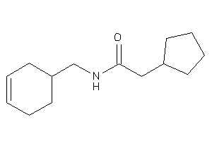 Image of N-(cyclohex-3-en-1-ylmethyl)-2-cyclopentyl-acetamide