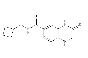 N-(cyclobutylmethyl)-3-keto-2,4-dihydro-1H-quinoxaline-6-carboxamide