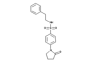 4-(2-ketopyrrolidino)-N-phenethyl-benzenesulfonamide