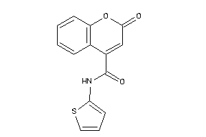 Image of 2-keto-N-(2-thienyl)chromene-4-carboxamide