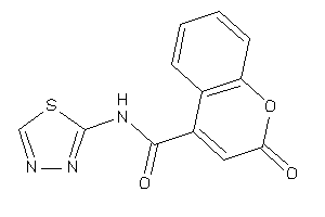 2-keto-N-(1,3,4-thiadiazol-2-yl)chromene-4-carboxamide