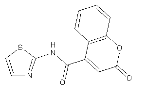 Image of 2-keto-N-thiazol-2-yl-chromene-4-carboxamide