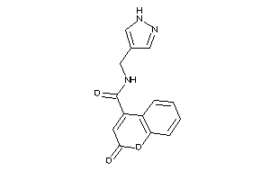 2-keto-N-(1H-pyrazol-4-ylmethyl)chromene-4-carboxamide