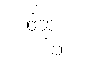 4-(4-benzylpiperazine-1-carbonyl)coumarin
