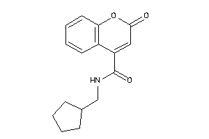 N-(cyclopentylmethyl)-2-keto-chromene-4-carboxamide