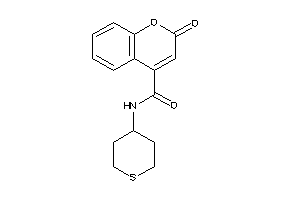 Image of 2-keto-N-tetrahydrothiopyran-4-yl-chromene-4-carboxamide