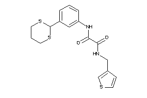 N'-[3-(1,3-dithian-2-yl)phenyl]-N-(3-thenyl)oxamide