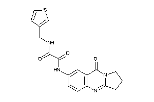 N'-(9-keto-2,3-dihydro-1H-pyrrolo[2,1-b]quinazolin-7-yl)-N-(3-thenyl)oxamide
