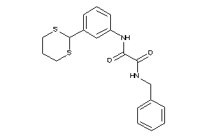 N-benzyl-N'-[3-(1,3-dithian-2-yl)phenyl]oxamide
