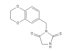 3-(2,3-dihydro-1,4-benzodioxin-6-ylmethyl)-2-thioxo-4-imidazolidinone