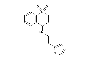 (1,1-diketo-3,4-dihydro-2H-thiochromen-4-yl)-[2-(2-thienyl)ethyl]amine