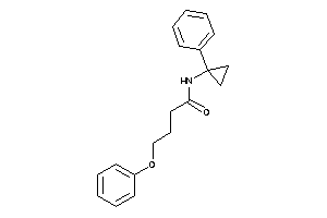 4-phenoxy-N-(1-phenylcyclopropyl)butyramide