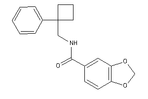 Image of N-[(1-phenylcyclobutyl)methyl]-piperonylamide