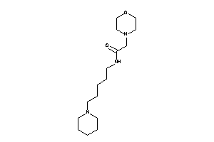 Image of 2-morpholino-N-(5-piperidinopentyl)acetamide