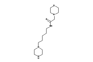 Image of 2-morpholino-N-(5-piperazinopentyl)acetamide