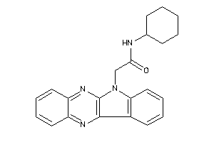 N-cyclohexyl-2-indolo[3,2-b]quinoxalin-6-yl-acetamide