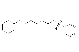 N-[5-(cyclohexylamino)pentyl]benzenesulfonamide