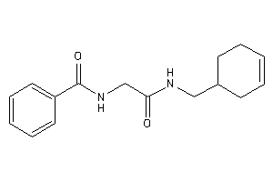 Image of N-[2-(cyclohex-3-en-1-ylmethylamino)-2-keto-ethyl]benzamide