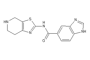 N-(4,5,6,7-tetrahydrothiazolo[5,4-c]pyridin-2-yl)-1H-benzimidazole-5-carboxamide